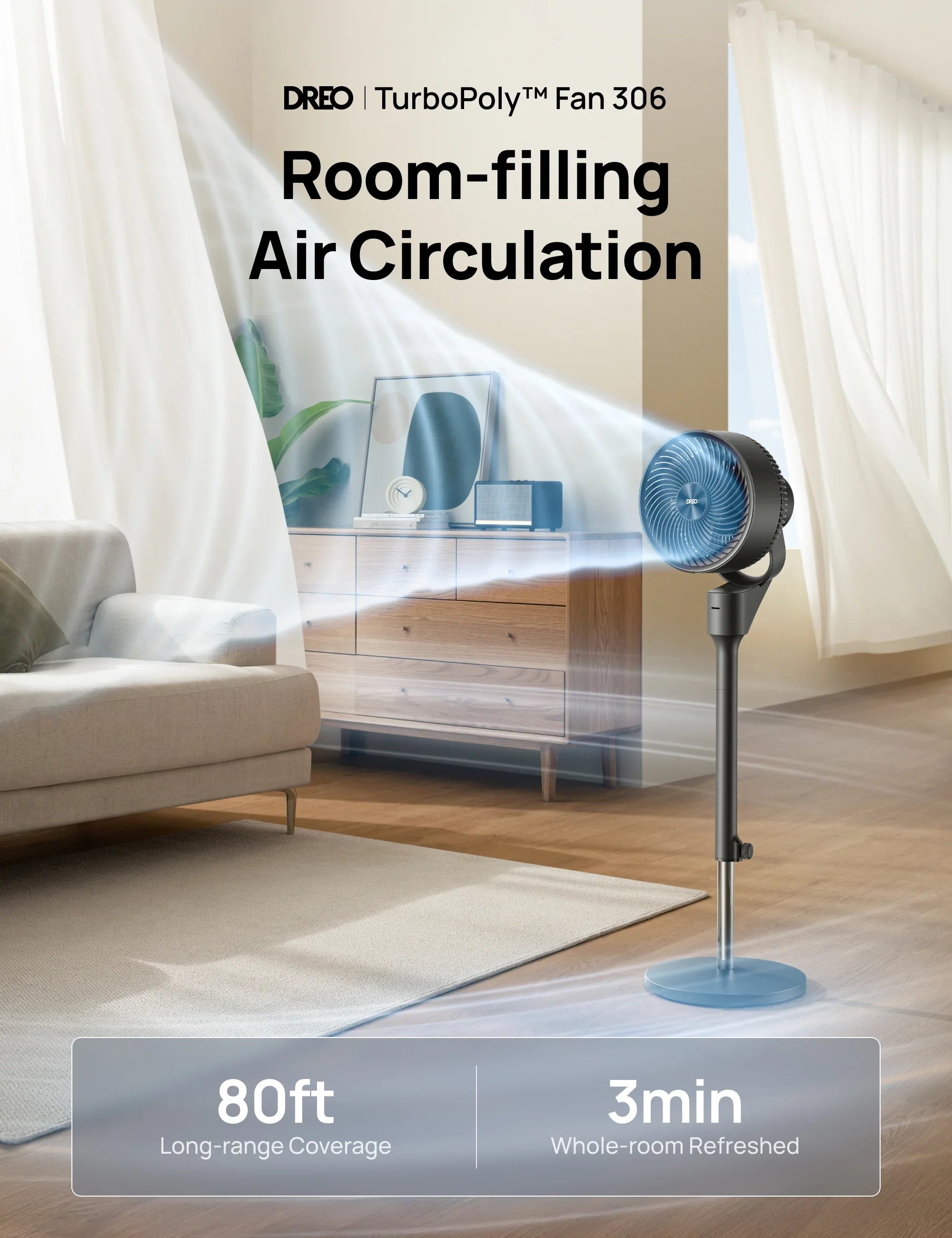 TurboPoly™ Fan 306 - DREO