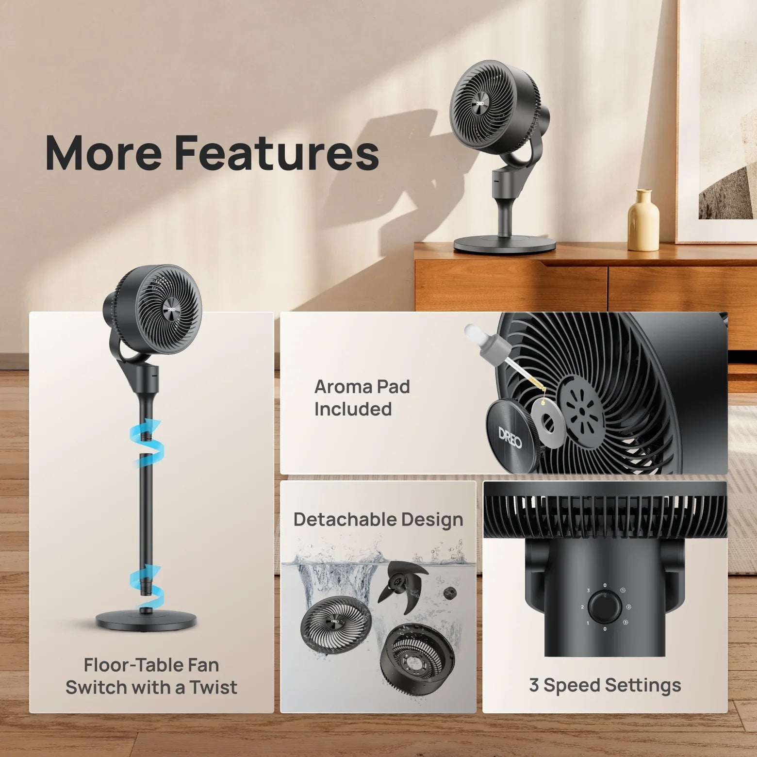 TurboPoly™ Fan 301 - DREO